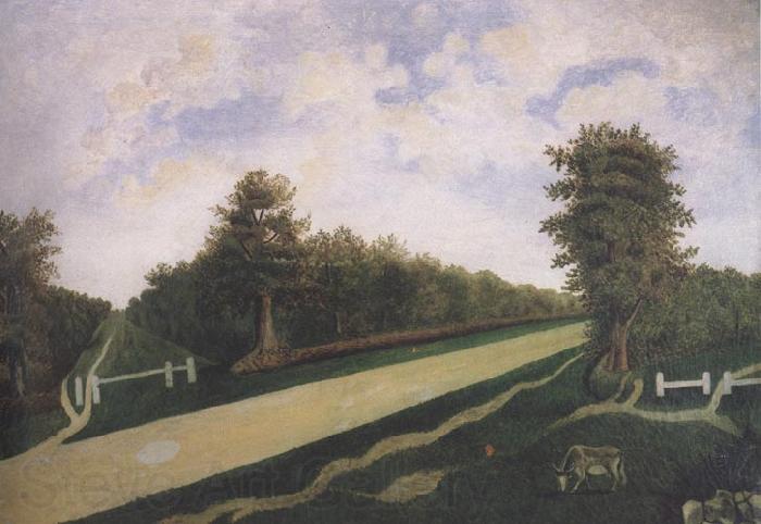 Henri Rousseau The Forest Road Spain oil painting art